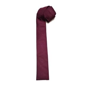 Vintage Men's Tie Red All Silk Riviera Creation Square